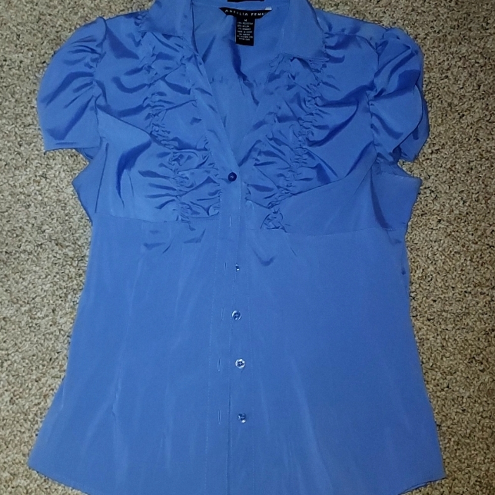 Dress shirt, size medium, color light blue